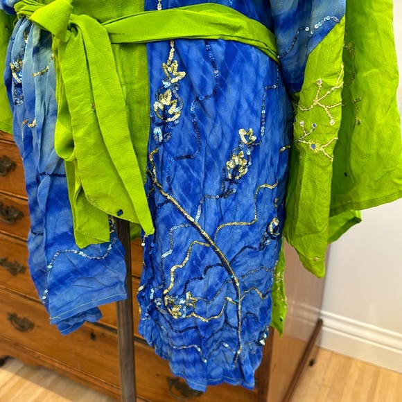 Sun Child Silk Jacket with Belt - Picture 4 of 8